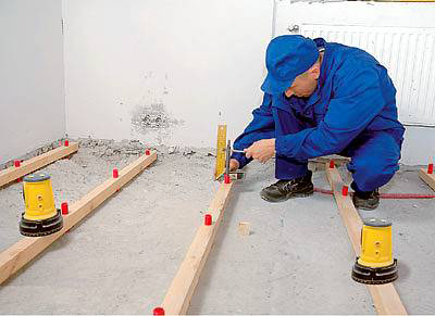 Устройство полов в ТЛЦ  по ул.Махова,3а