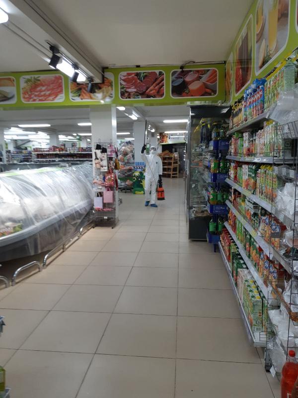 В магазинах"Титан" проводят профессиональную дезинфекцию