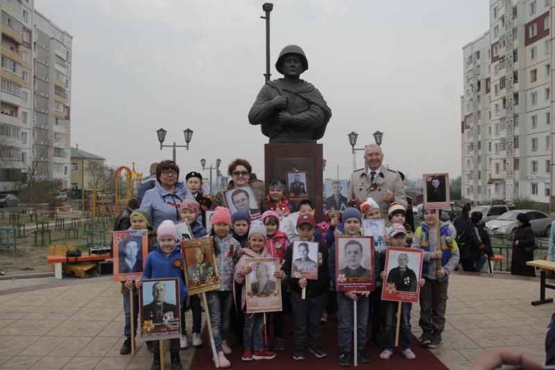 День Великой Победы в сквере имени Героя П.Ф.Сенчихина