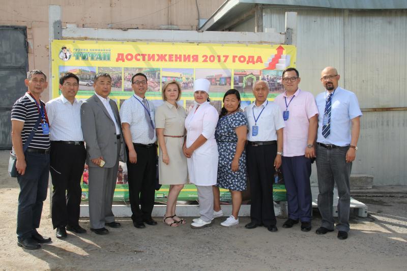 Делегация из Китая посетила мясоперерабатывающую фабрику «Селенга»