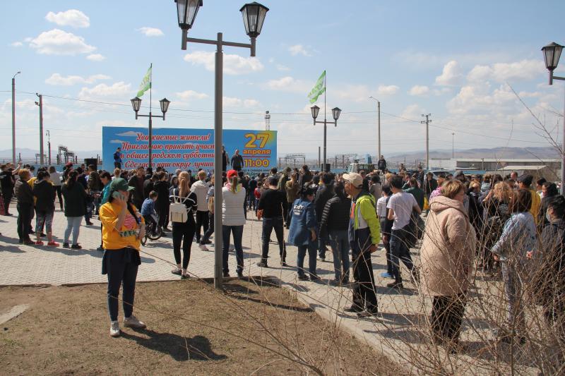 Субботник в сквере имени Сенчихина