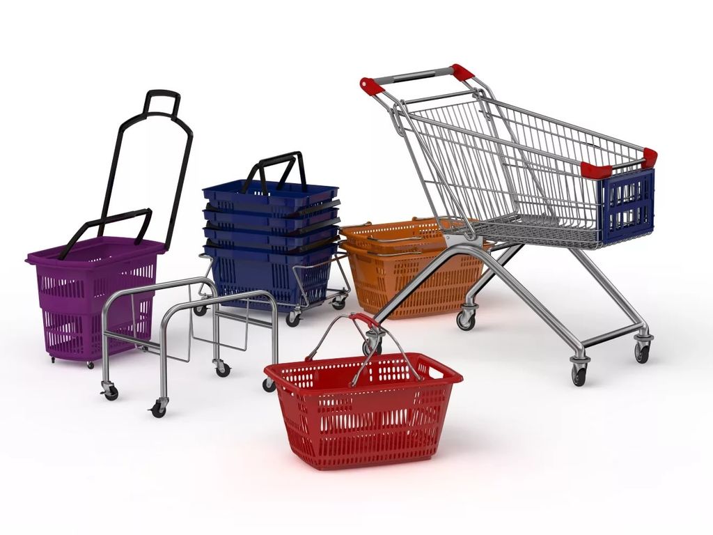 Поставка покупательских корзин и тележек Поставка покупательских корзин и тележек