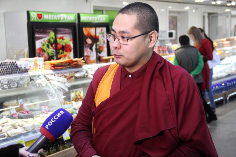 В «Мегатитане» освятили продукцию к празднику Сагаалган