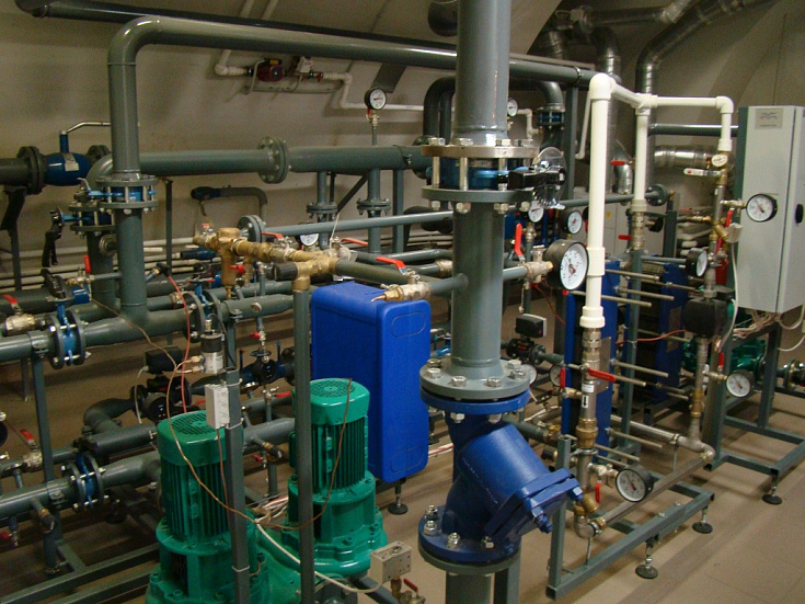 Монтаж отопления, теплового пункта