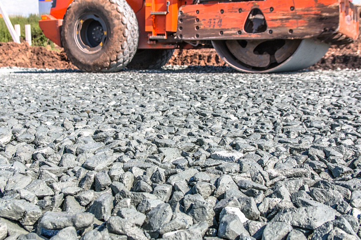 Асфальтироваие территории на объекте