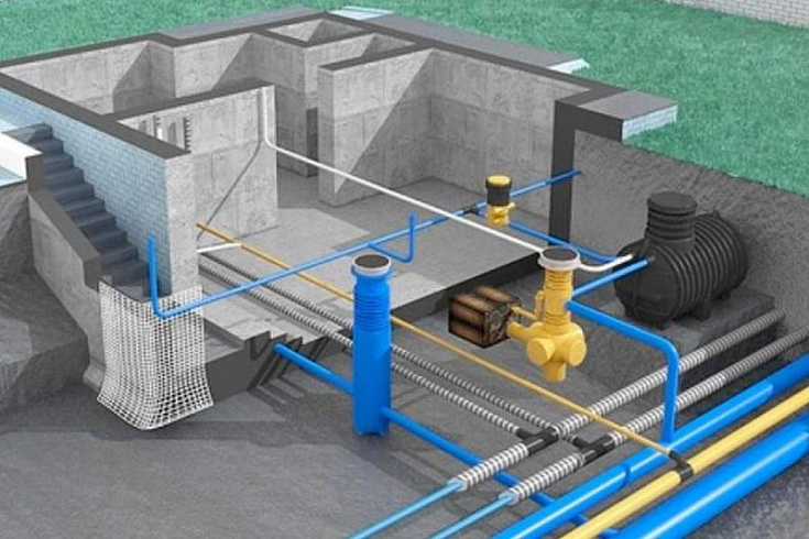 Внутренняя система водопровода и канализации