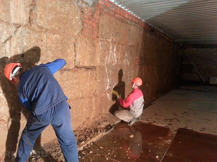 Поставка материалов и выполнение работ по устройству гидроизоляции подвала магазина в с.Нижний-Саянтуй