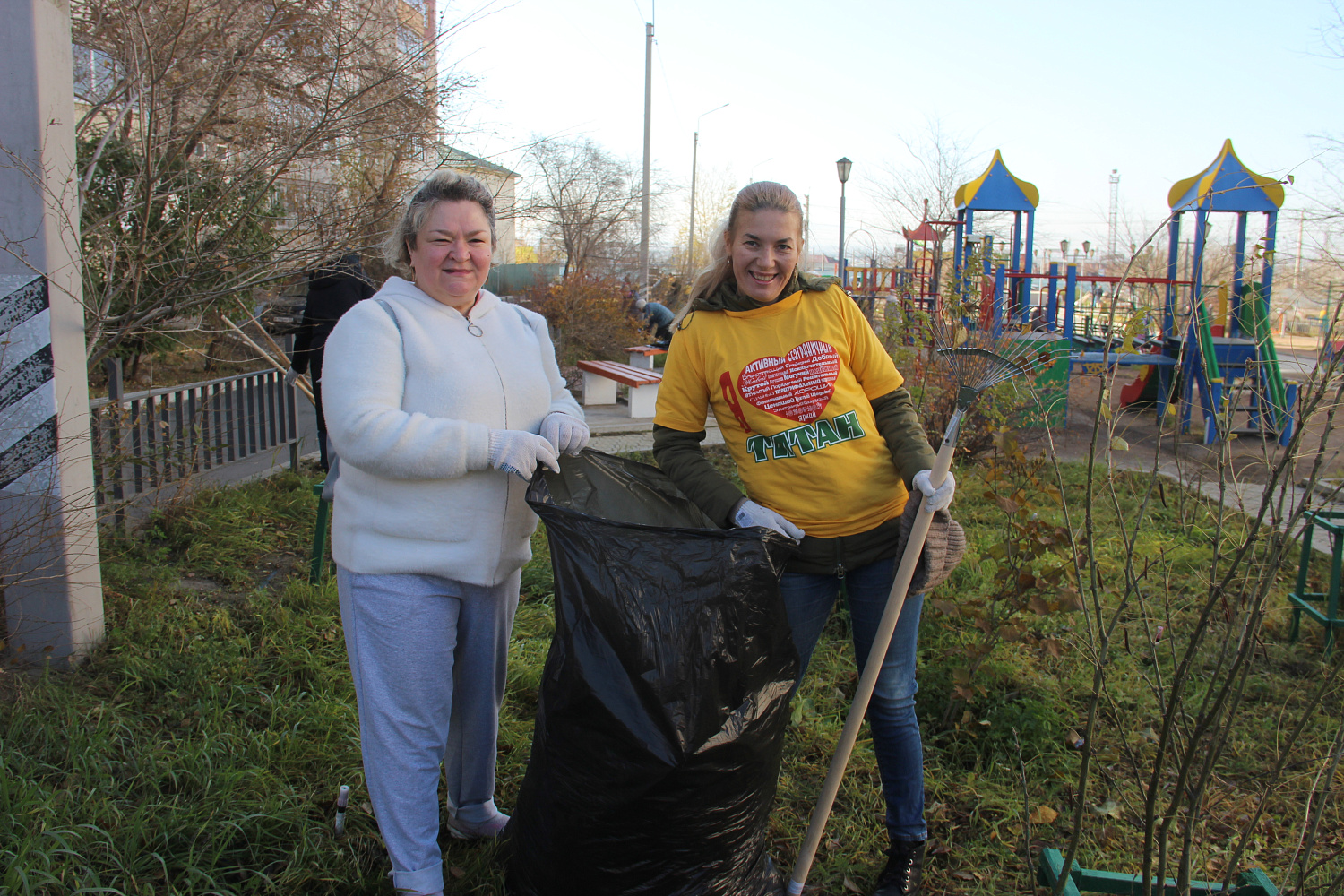 Сквер имени Героя Сенчихина к зиме готов